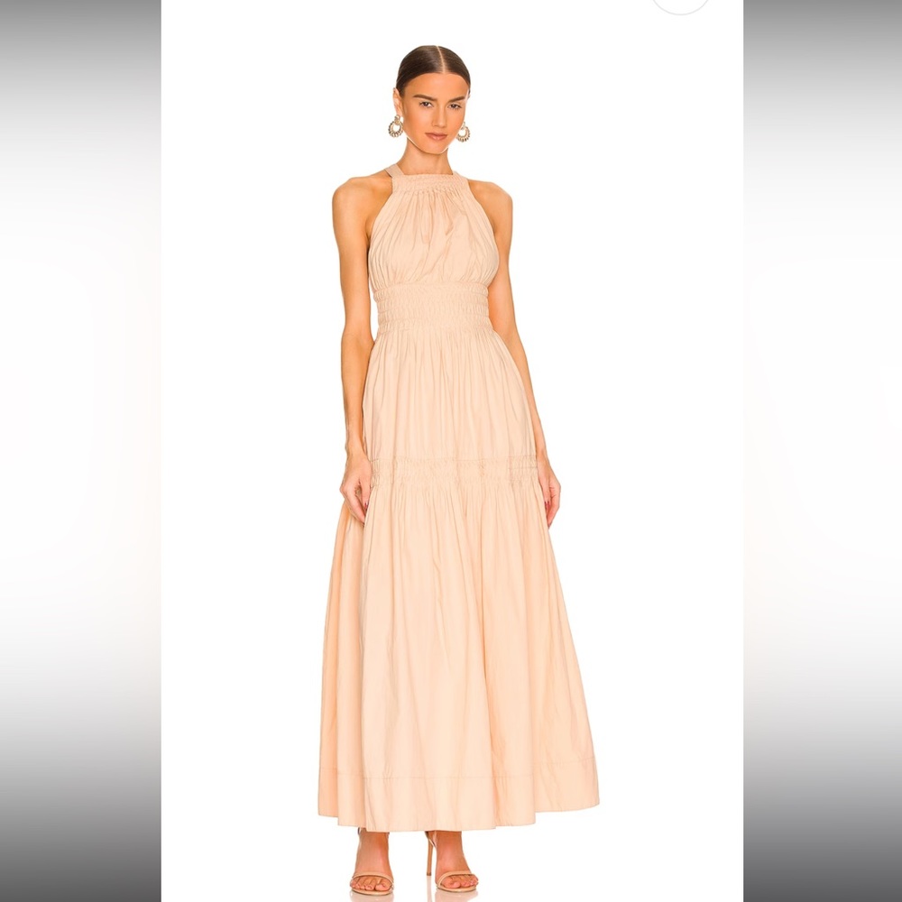 Magali Pascal Odella Maxi Dress in Peach